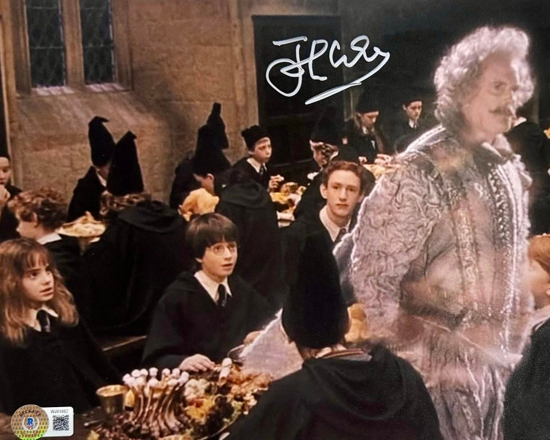 John Cleese Signed 8x10 Photo (Harry Potter) - Beckett COA